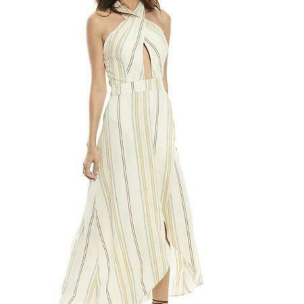 Tide Halter Maxi Dress (Happy X Nature) Size 0 NWT